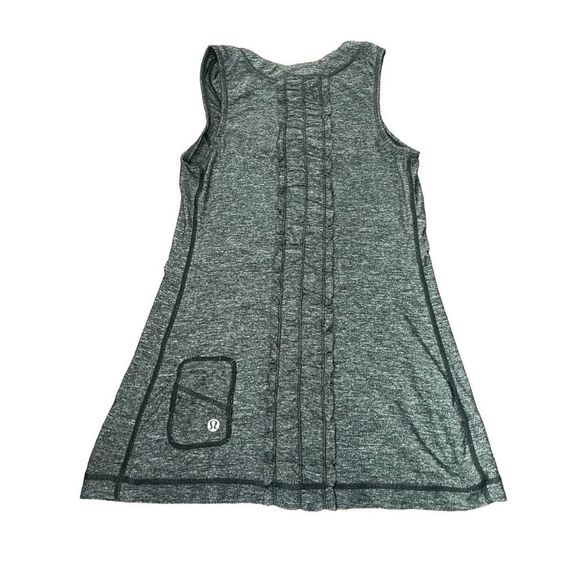 Lululemon Dash  Tank II *Heather Gray/Black* Size 4 - Picture 7 of 7